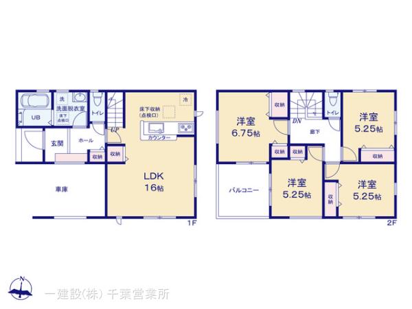 リーブルガーデン東習志野６丁目の見取り図