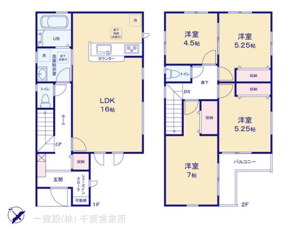 リーブルガーデン幕張本郷３丁目の見取り図
