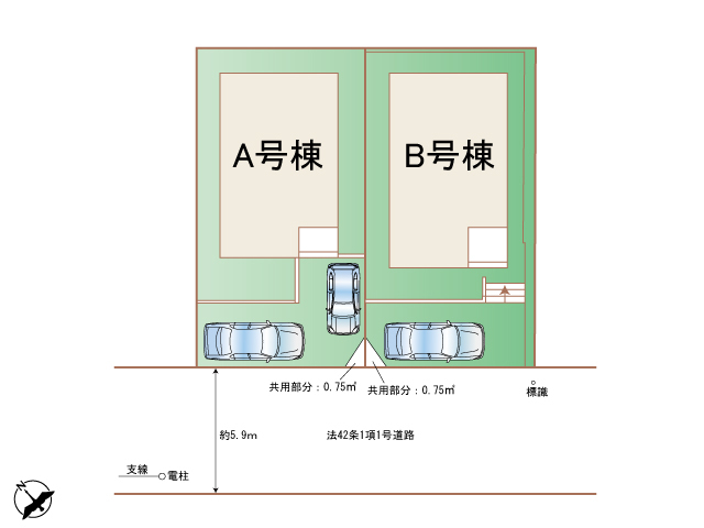 ハートフルタウン(明石)明石松が丘3丁目の見取り図