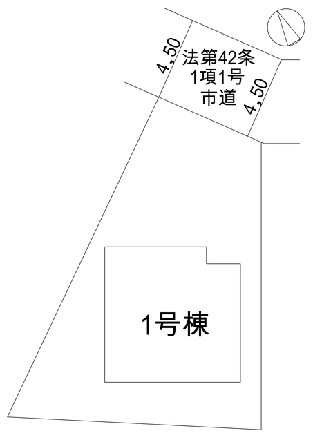 リナージュ四日市三重１丁目　第２期の見取り図