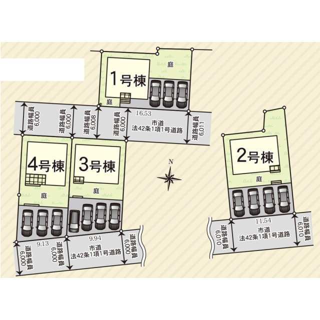 クレイドルガーデン尾道市美ノ郷町三成 第10の見取り図