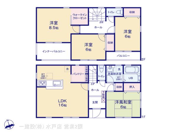 リーブルガーデンひたちなか稲田１０期の見取り図