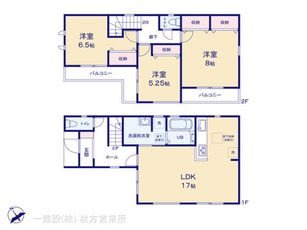 リーブルガーデン栗東市小柿１０丁目の見取り図