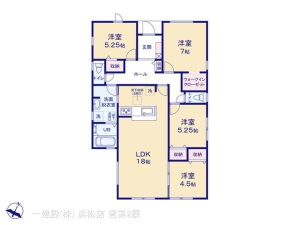リーブルガーデン湖西新居町第１期の見取り図