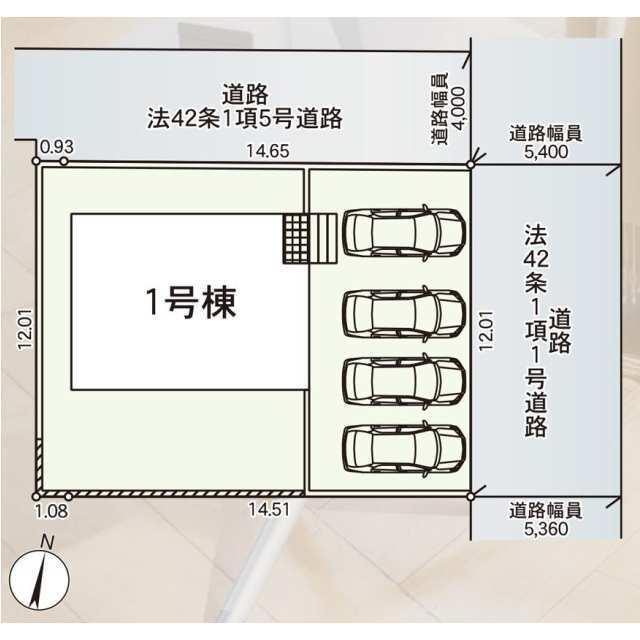 クレイドルガーデン石巻市貞山 第7の見取り図