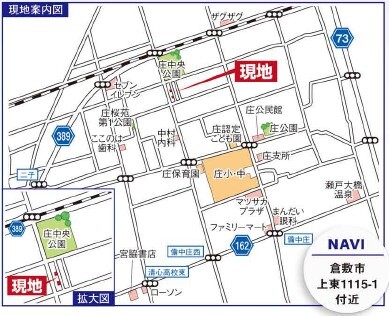グラファーレ4260倉敷市上東２期２棟の見取り図