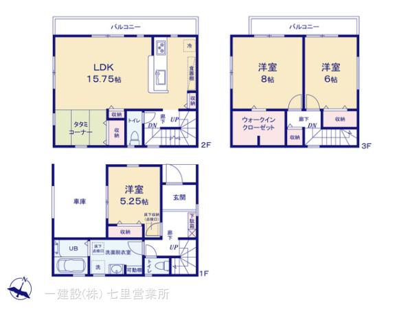 リーブルガーデン見沼区東門前の見取り図