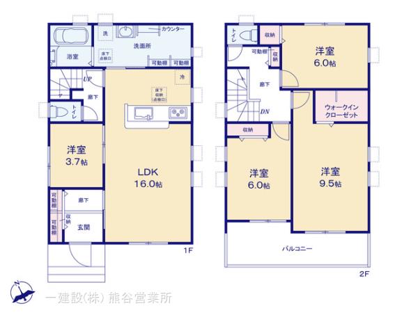 リーブルガーデン熊谷宮本町第２の見取り図