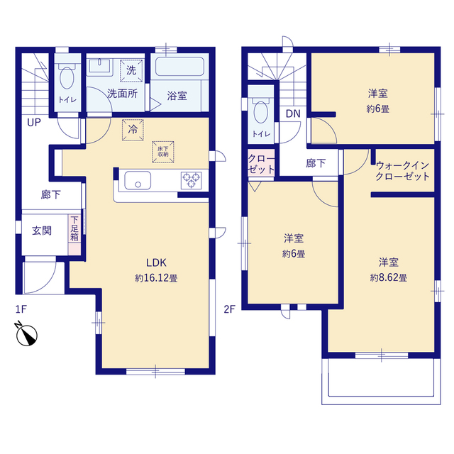 グラファーレ4307船橋市咲が丘２２期１棟の見取り図