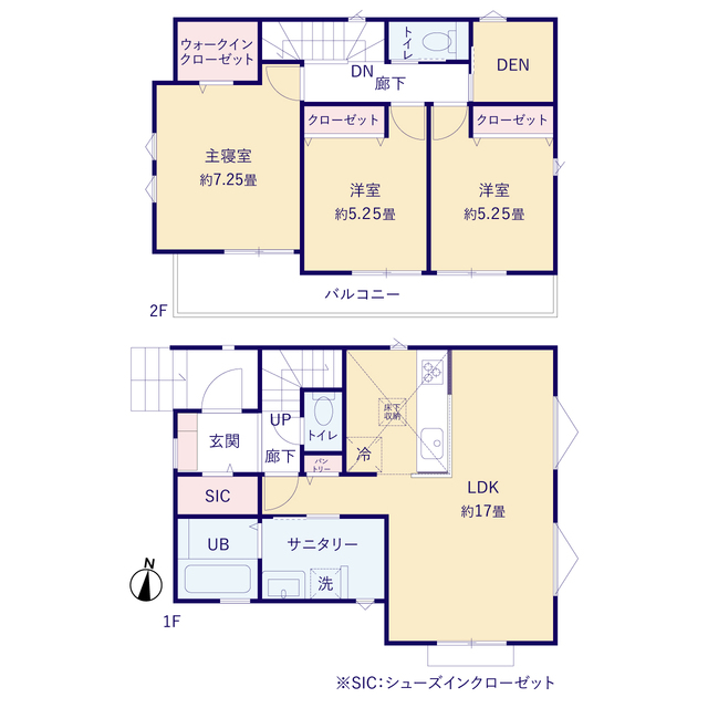 ティアラ4330さいたま市原山１棟の見取り図