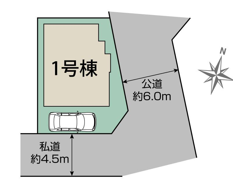 ブルーミングガーデン相模原市中央区上溝１棟の見取り図