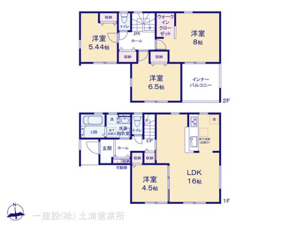 リーブルガーデン第１取手市野々井の見取り図