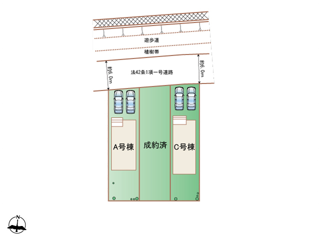ハートフルタウン(名)名東区香流8期の見取り図