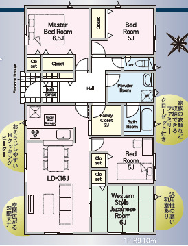 クレイドルガーデン熊本市東区戸島 第7の見取り図