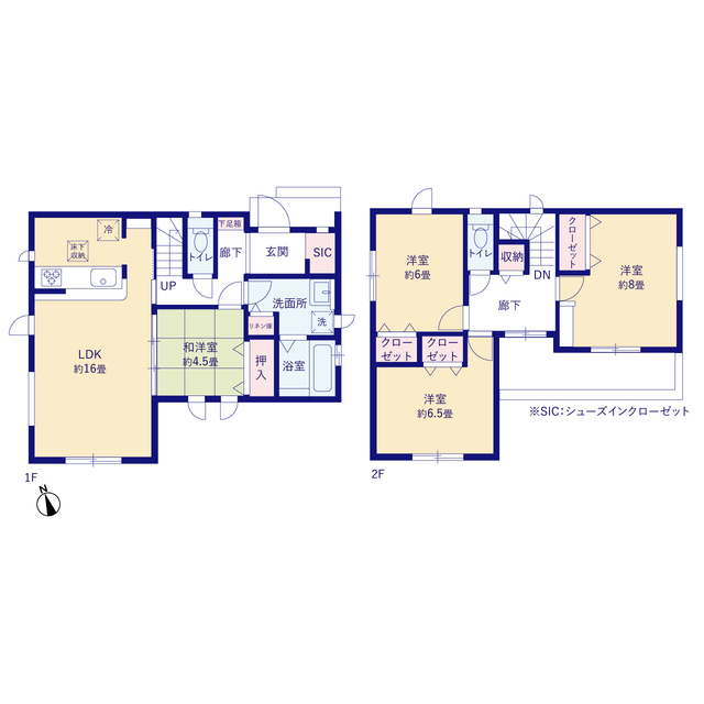 グラファーレ4259平塚市大島４棟の見取り図