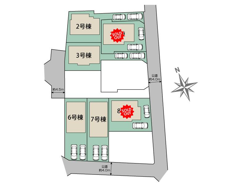 ブルーミングガーデン横浜市瀬谷区橋戸３丁目９棟の見取り図