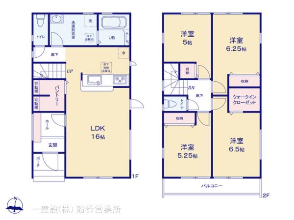 リーブルガーデン東習志野１丁目の見取り図
