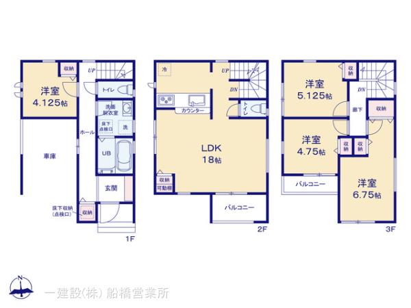 リーブルガーデン葛飾東水元１２期の見取り図