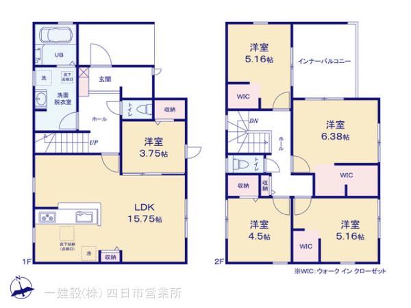 リーブルガーデン鈴鹿市長太新町第７の見取り図