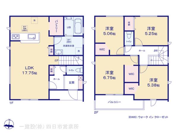 リーブルガーデン四日市市坂部が丘の見取り図