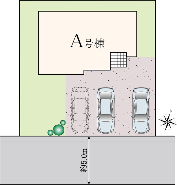 ハートフルタウン八王子北野台4期の見取り図