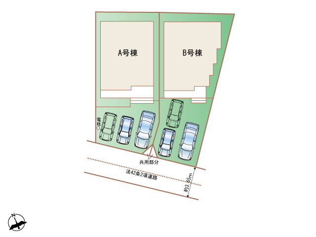 ハートフルタウン読谷村長浜62番の見取り図