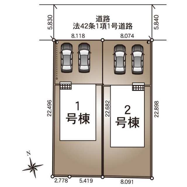 クレイドルガーデン結城市結城 第40の見取り図
