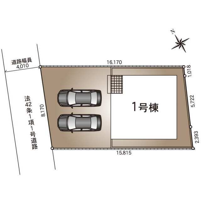 クレイドルガーデン小山市東間々田 第8の見取り図