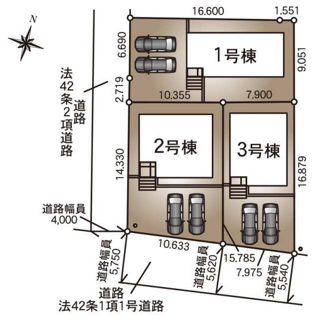 クレイドルガーデン結城市結城 第45の見取り図