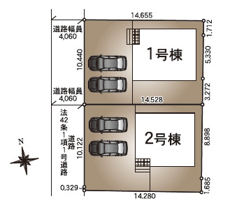 クレイドルガーデン筑西市下川島 第2の見取り図