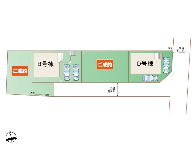 ハートフルタウン座間市西栗原2丁目4291番の見取り図
