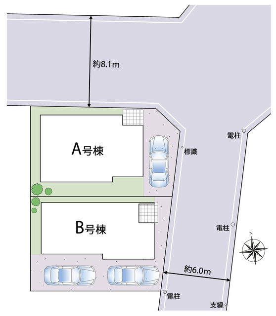 ハートフルタウン奈良町79番の見取り図