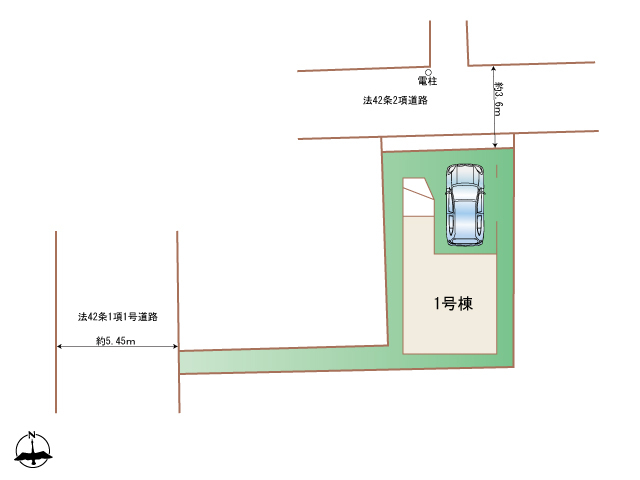 ハートフルタウン大田区西六郷6期の見取り図