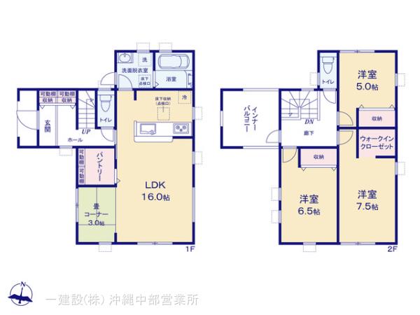 リーブルガーデン沖縄市室川の見取り図