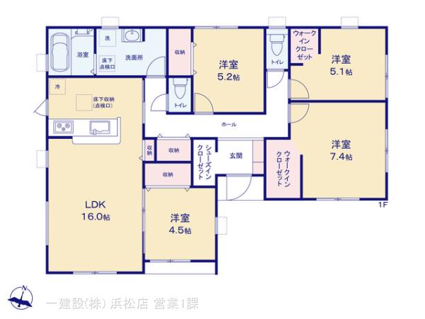 リーブルガーデン天竜区船明９期の見取り図