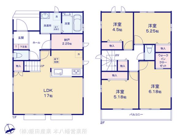 ハートフルタウン習志野市東習志野5丁目258番の見取り図