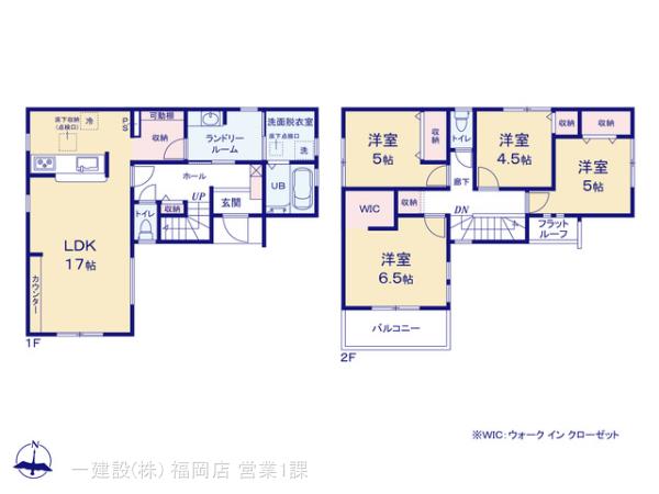 リーブルガーデン早良区梅林７丁目第二の見取り図