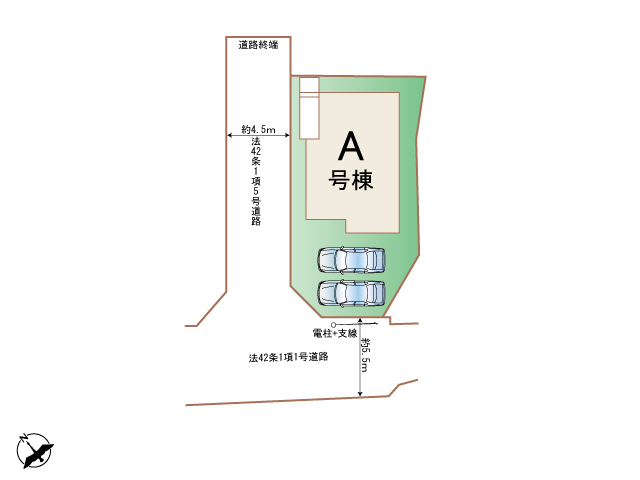 ハートフルタウン町田市上小山田町2725番の見取り図