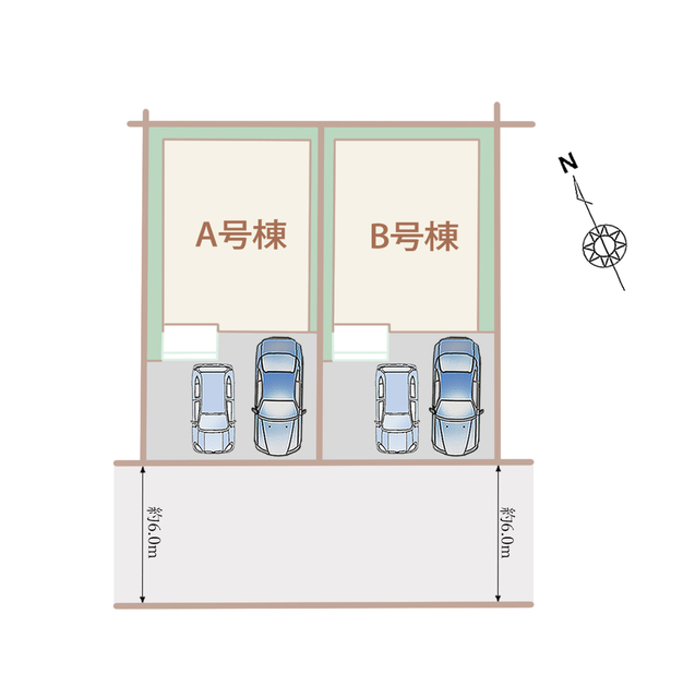 ハートフルタウン(春)小牧市藤島の外観②