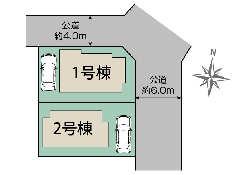 ブルーミングガーデン西東京市南町２丁目２棟の見取り図