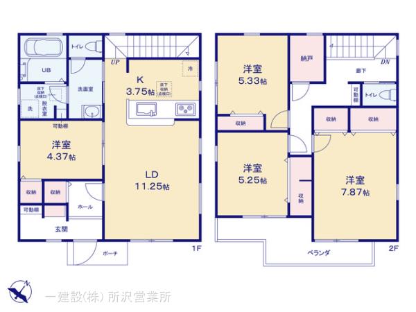リーブルガーデン入間久保稲荷第９期の見取り図