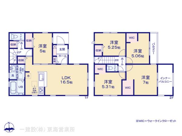 リーブルガーデン港区福前２丁目の見取り図