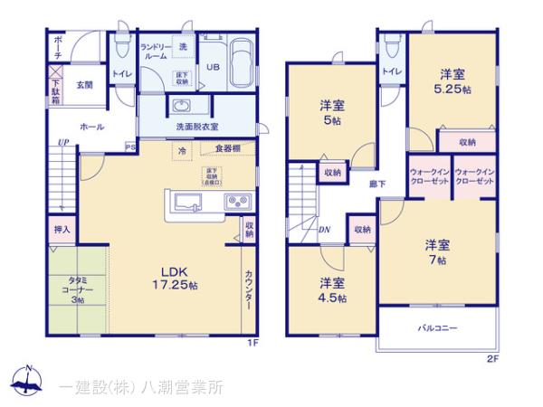 リーブルガーデン野田市中野台4期の見取り図