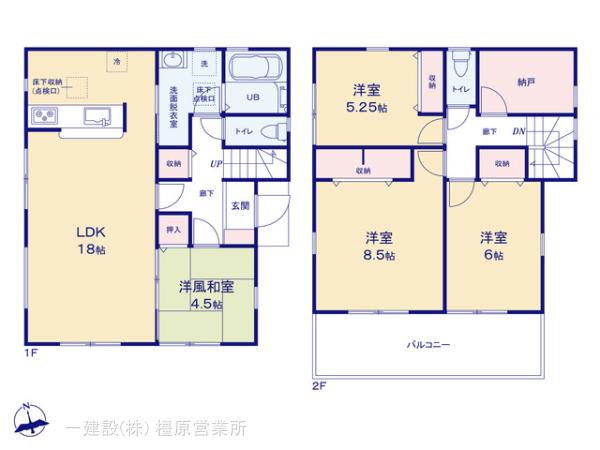 リーブルガーデン桜井市粟殿１３期の見取り図