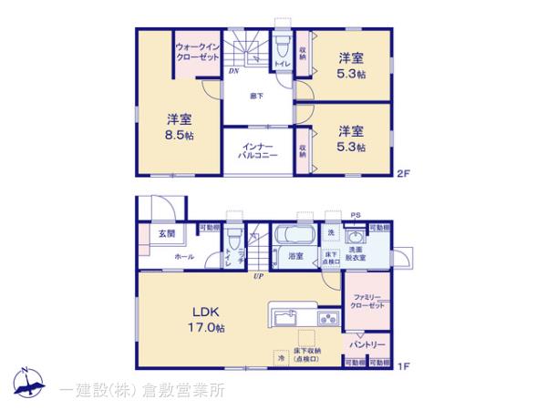 リーブルガーデン福山新市町宮内の見取り図