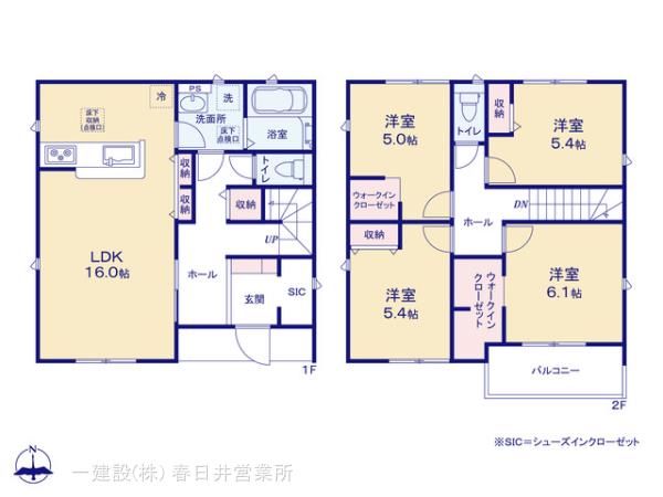 リーブルガーデン稲沢市梅須賀町の見取り図