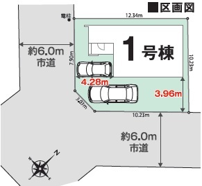 リナージュ佐倉千成３丁目　第１期の見取り図