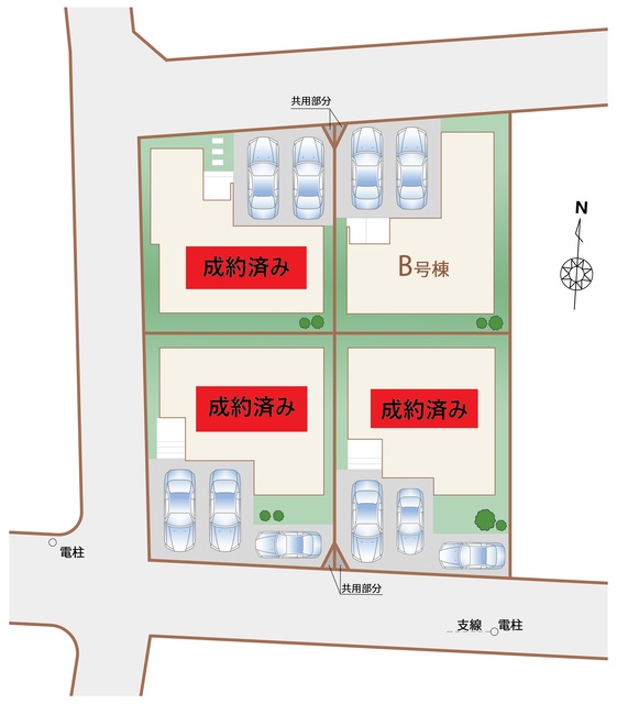 ハートフルタウン(沖)豊見城市宜保の見取り図