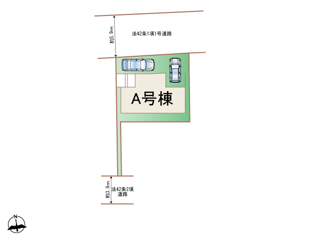 ハートフルタウン(東)守山区四軒家の見取り図