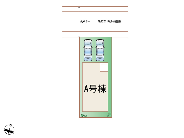 ハートフルタウン(東)守山区天子田7期の見取り図